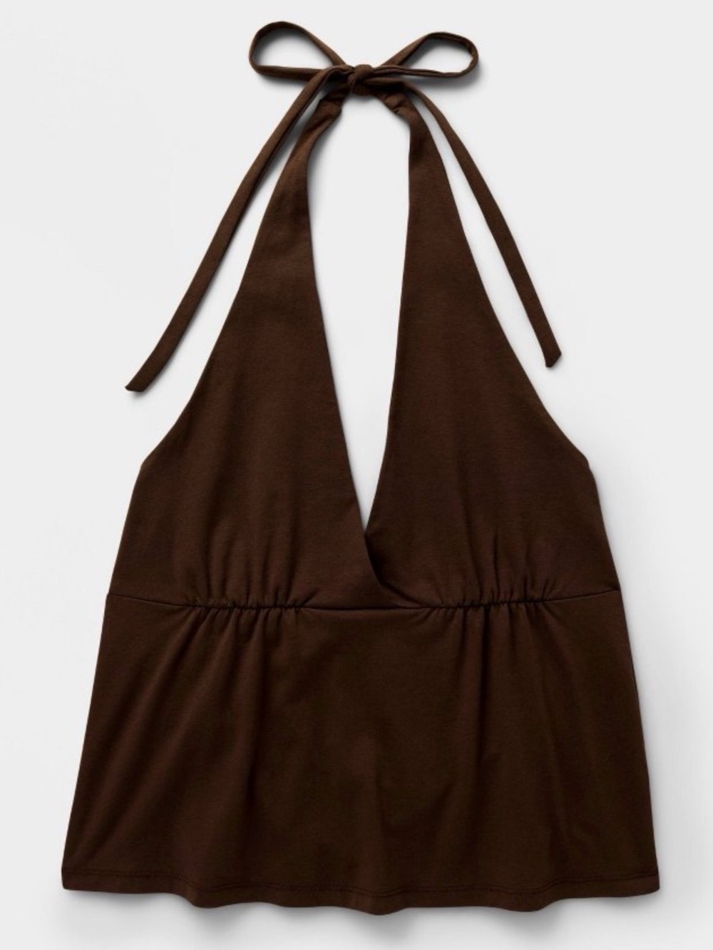 wild fable Brown Halter V-Neck Camisole